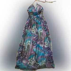 NORDSTROM Silk Maxi Dress